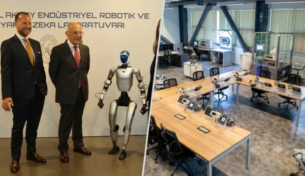 Erdal Aksoy Endüstriyel Robotik ve Yapay Zekâ Laboratuvarı açıldı