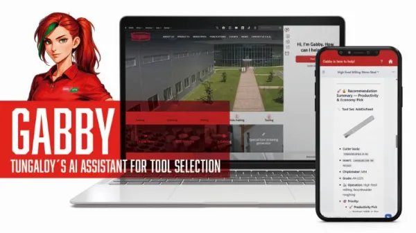 Gabby ile Tanışın – Tungaloy’un Takım Seçimi için Yapay Zekâ Asistanı