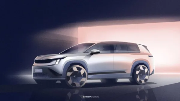 Škoda’nın Yeni Elektrikli Amiral Gemisi Peaq’in İlk Tasarım Çizimleri